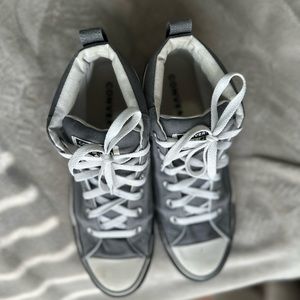 converse all star chuck taylor grey/black/white